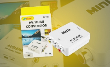 Μετατροπέας RCA σε HDMI Andowl QY-V04: Συνδέστε τα Παλιά σας Αγαπημένα στην Σύγχρονη Τηλεόρασή σας